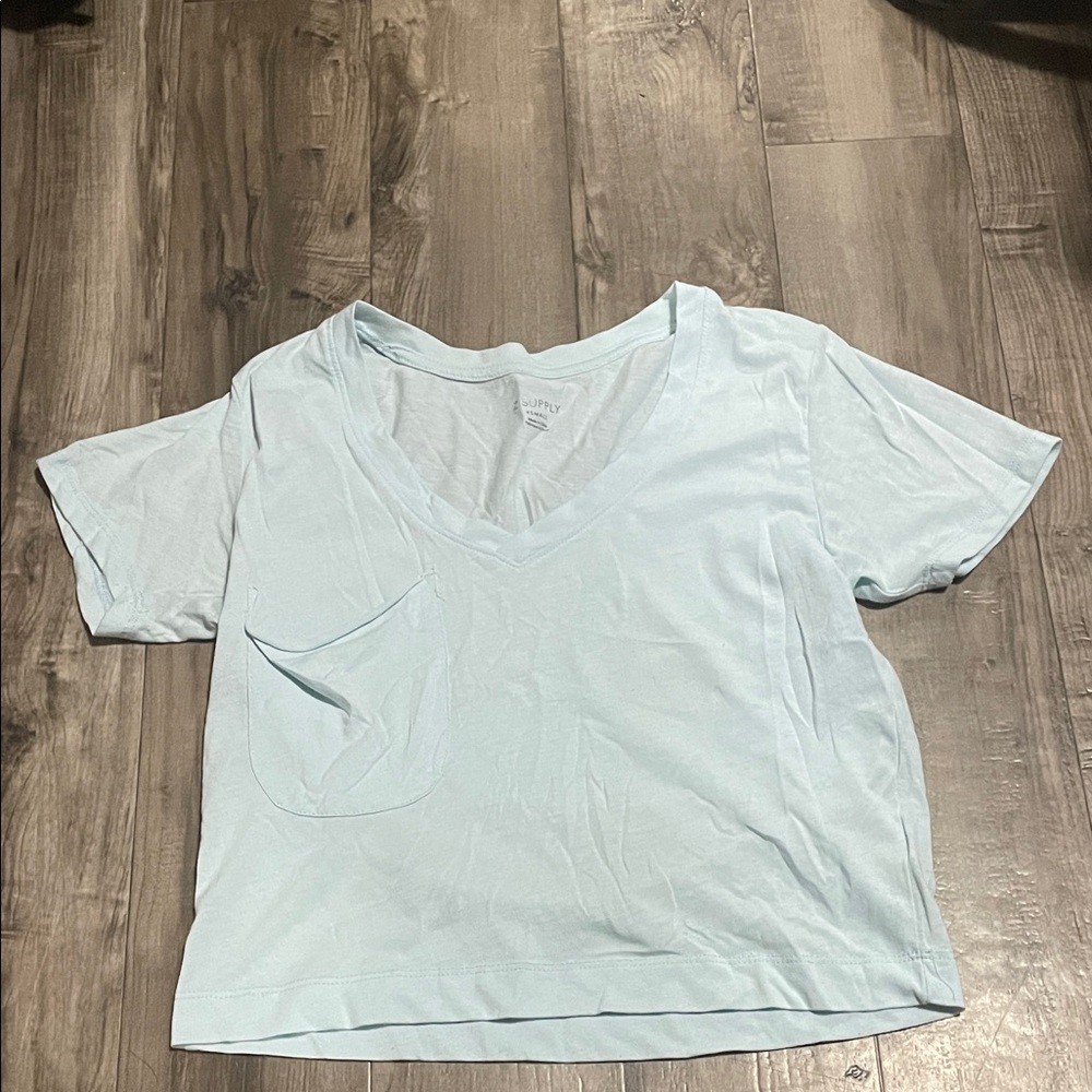 Z Supply Crop Pocket Tee